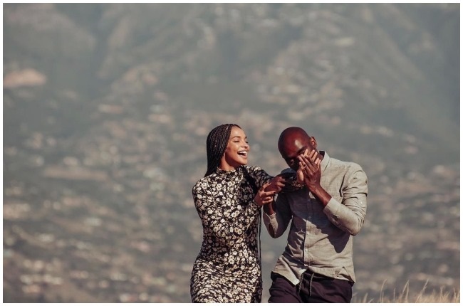 Liesl Laurie and Dr. Musa Mthombeni are engaged.