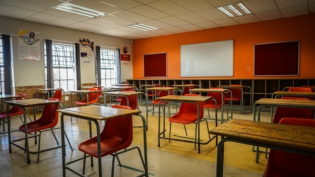 Empty classrooms ready to receive pupils after being closed for over three months due to the Covid-19 pandemic. (Chanté Schatz, News24)
