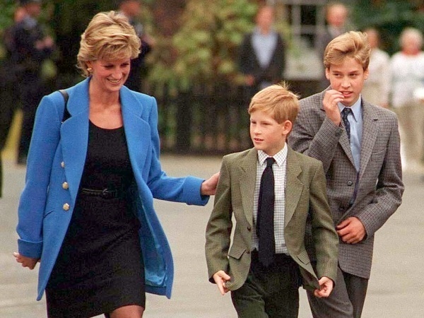 Princess diana, Harry and William. (Photo: Getty Images) 