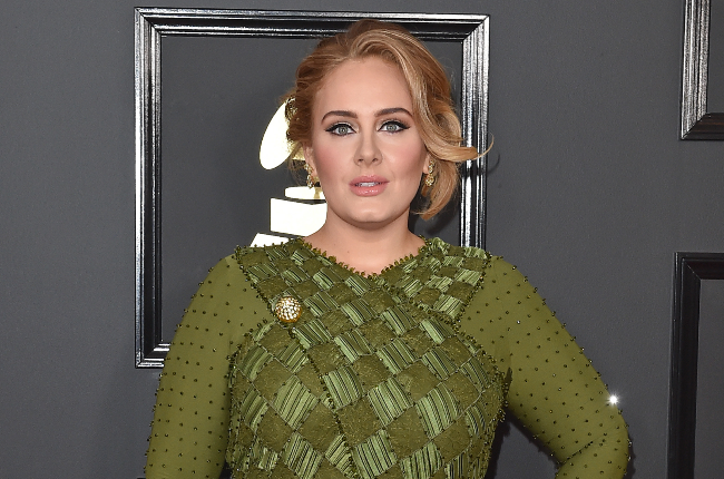 Adele attending the 59th GRAMMY Awards (PHOTO: Axelle/Bauer-Griffin/Getty Images)