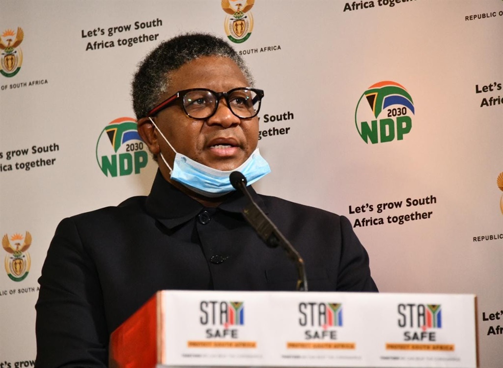 Transport Minister Fikile Mbalula.