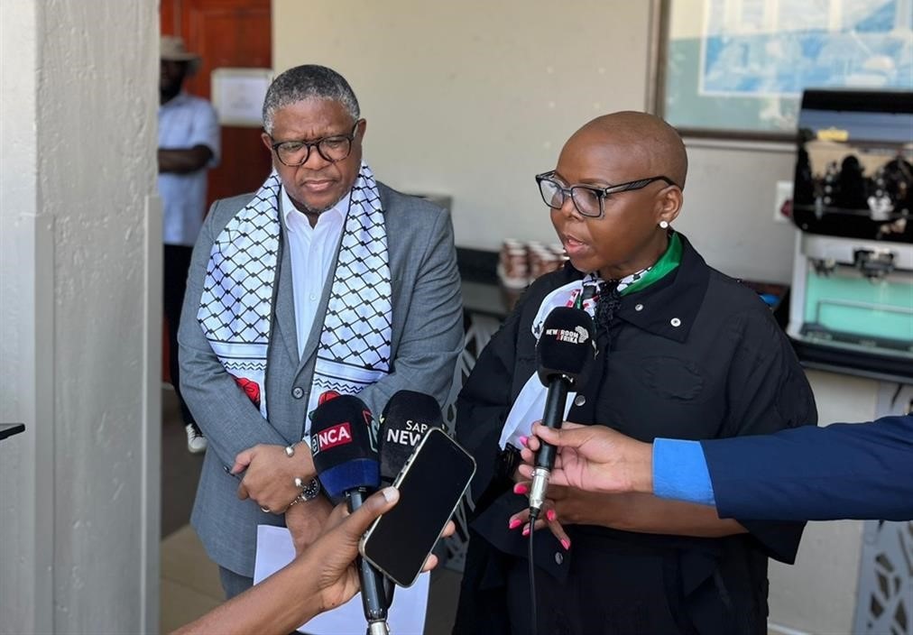 ANC secretary-general Fikile Mbalula and party spokesperson Mahlengi Bhengu-Motsiri spoke to the media on the sidelines of the NEC meeting.