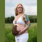 Bee-utiful, or un-bee-lieveable? US woman's honeybee maternity shoot sets the internet abuzz