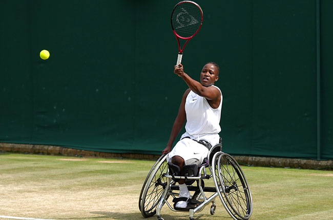 South African wheelchair tennis star Kgothatso Montjane