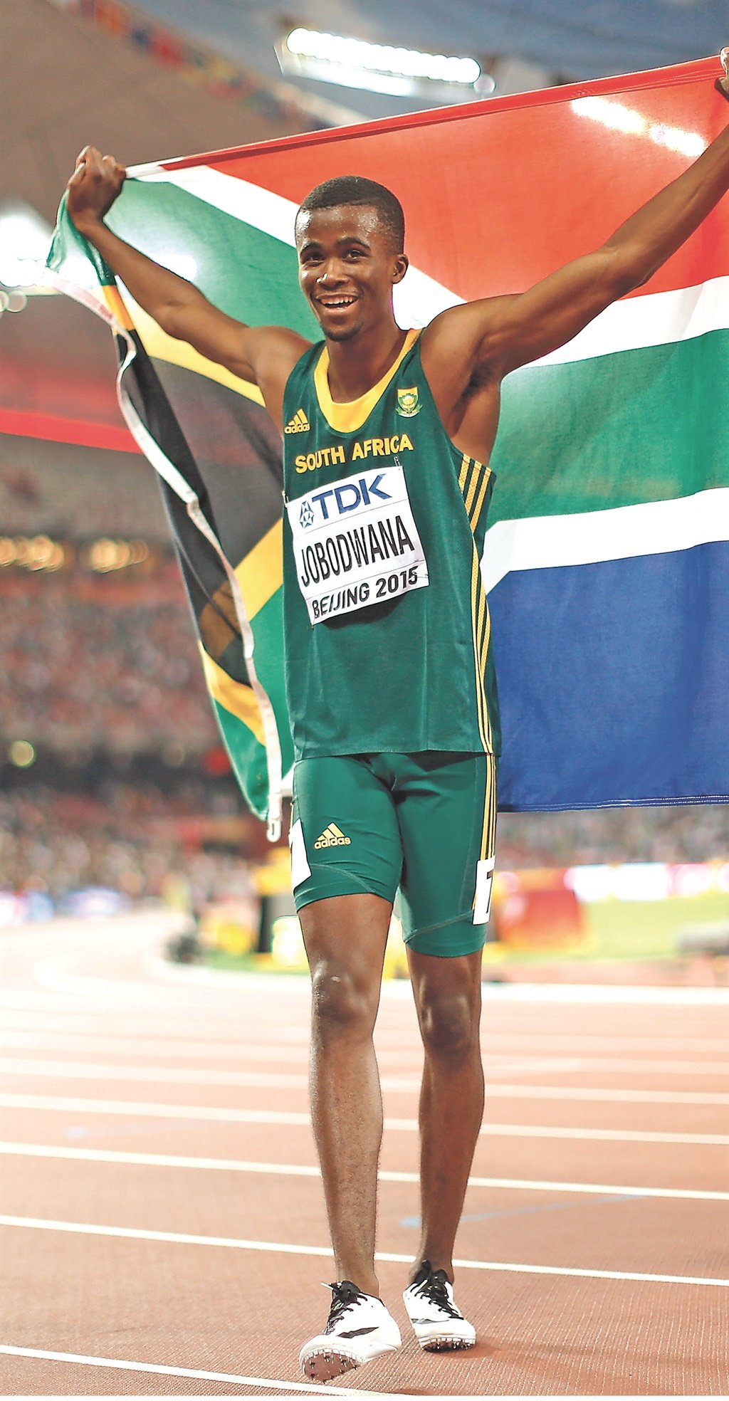 Anaso Jobodwana won’t fly the SA flag at the IAAF World Indoor Championships in the US next month. Picture: Christian Petersen/Getty Images  