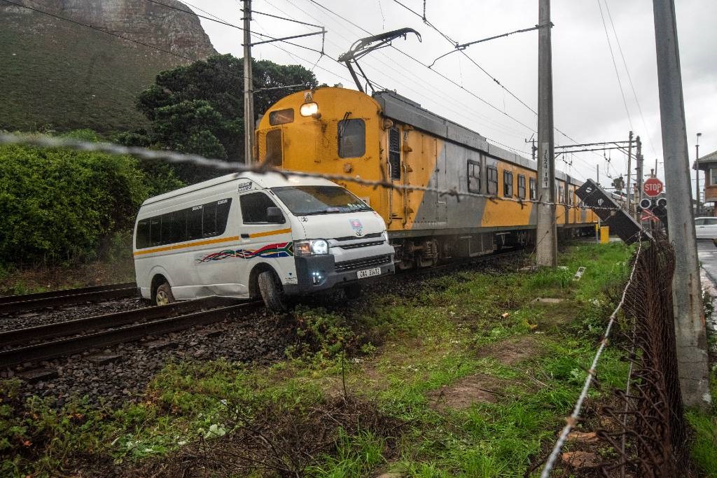 Train and taxi collided at False Bay level crossin