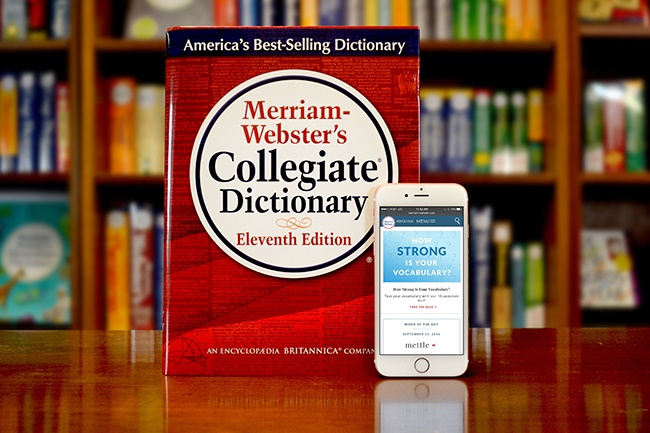Merriam-Webster's Collegiate Dictionary and mobile website. 