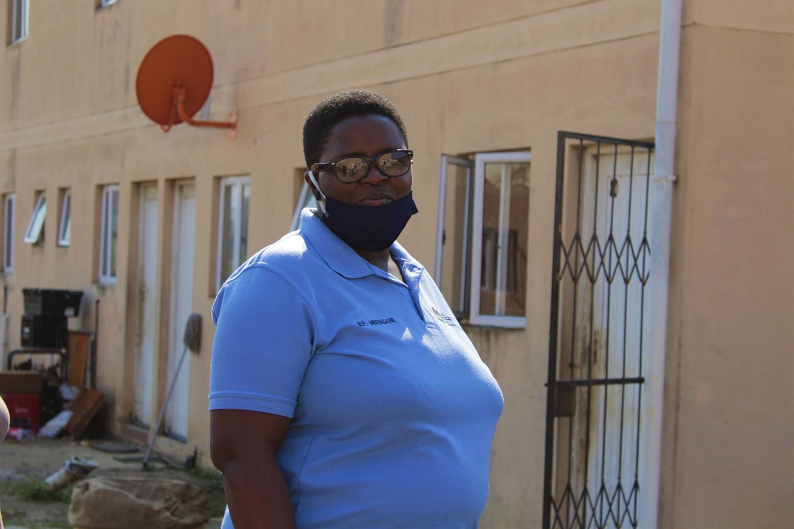 Local healthcare worker and HIV activist Balindile Mbengani works with the community of Hammonds Farm in Verulam. Picture: Sandile Duma/Spotlight