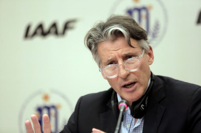 Sebastian Coe (Photo by Daniel Jayo/Getty Images for IAAF)