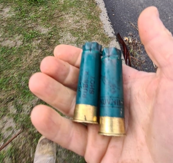 Rubber bullet casings