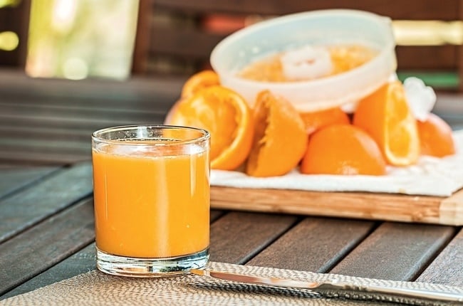 Fruit juice sometimes has as much or more sugar than some soft drinks.