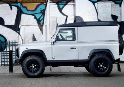 X-FACTOR?: When the media images of a new Defender are taken on a paved road, in front of a graffiti wall, it tells you all you need to know about the new X-Tech...