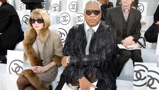 Anna Wintour and Andre Leon Talley. Photo by Michel Dufour/WireImage