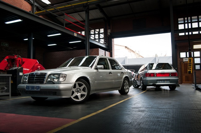 Mercedes-Benz 500 E and Audi RS2 Avant