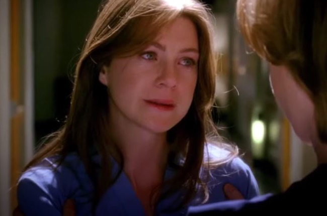 Ellen Pompeo in 'Grey's Anatomy'.