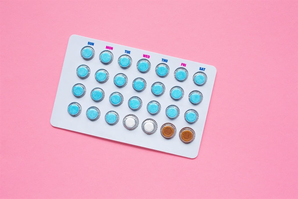 Birth control pills pack. 