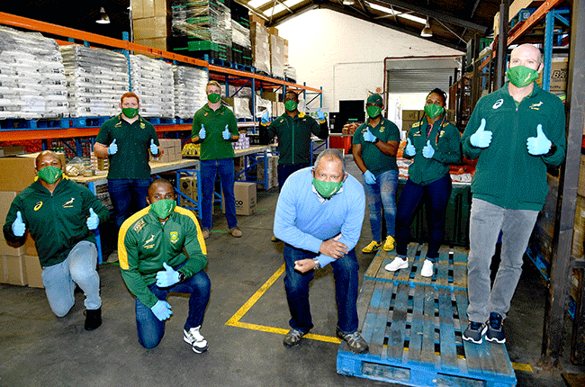 Springboks with Andy du Plessis, MD of Food Forward SA