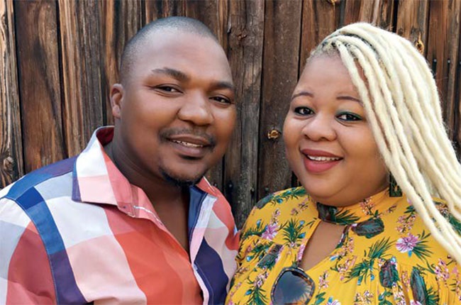 Mixed-status couple Mandisa and Siyanda Dukashe.