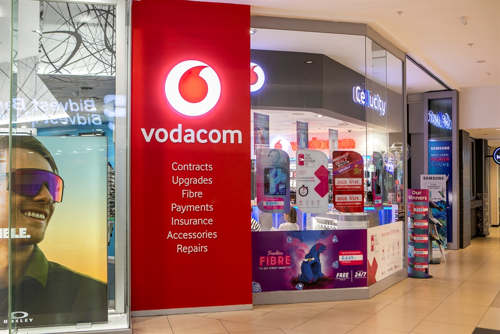 Vodacom store in Cape Town
Photo: Gallo Imgages/Jacques Stander