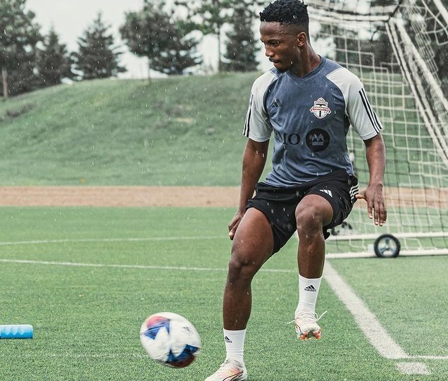 Toronto FC star Cassius Mailula seems to be putting in the work after being demoted to the Major League Soccer side's reserve team. 