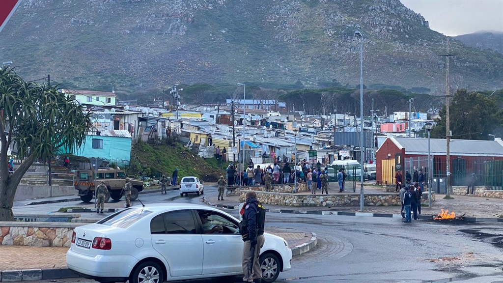 Protest in Cape Town