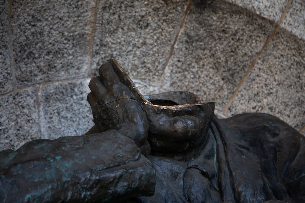 Cecil John Rhodes statue at Rhodes Memorial