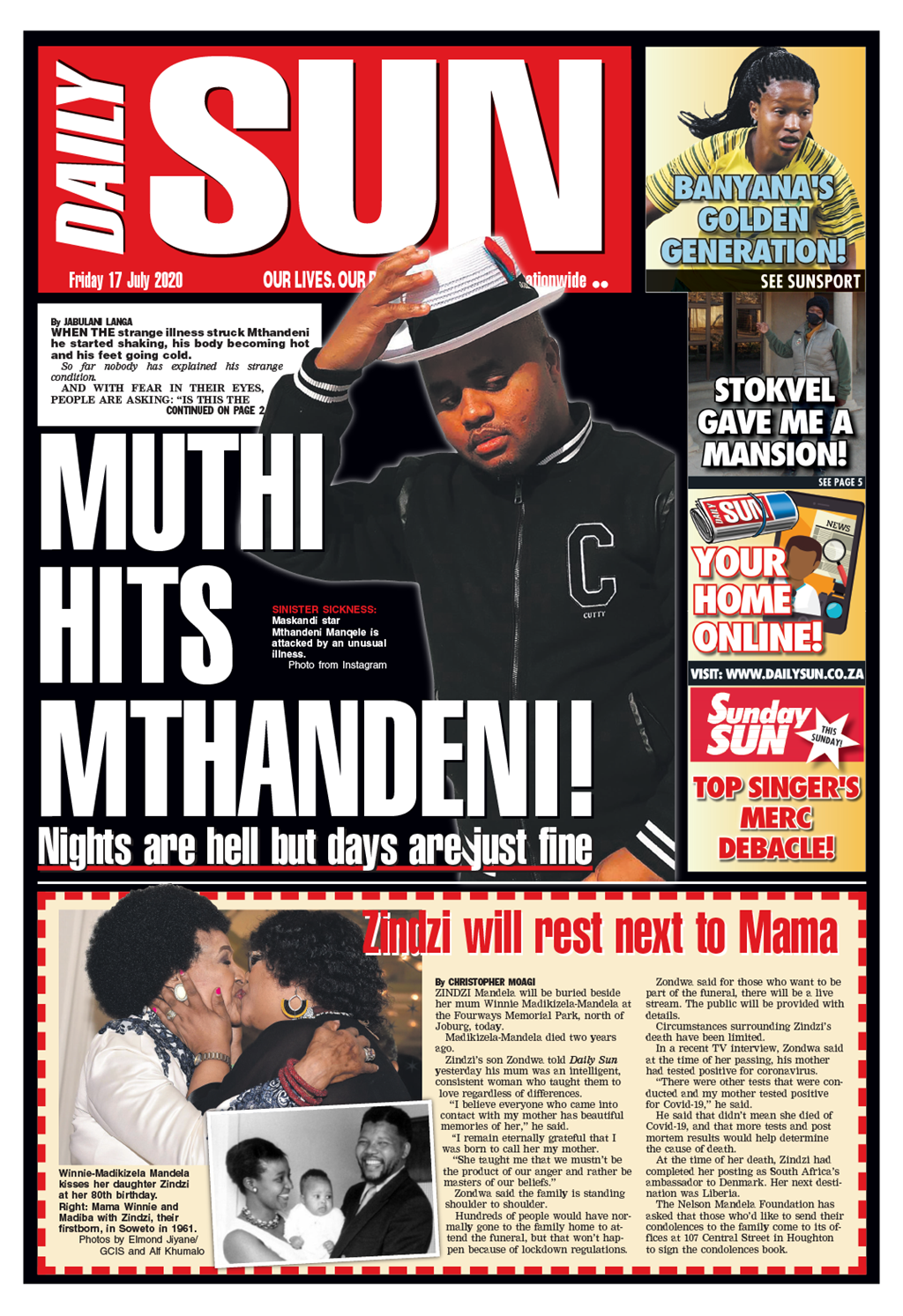 Todays Front Page Daily Sun 