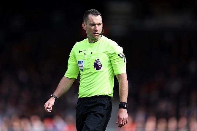 Premier League referee Jarred Gillett. (Richard Heathcote/Getty Images)