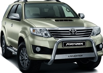 <b>LTD EDITION FOR SA FANS:</b> Toyota has added R11 000-worth of style enhancements to its Fortuner SUV for local distribution until September 2013.<i>Image: Toyota</i>