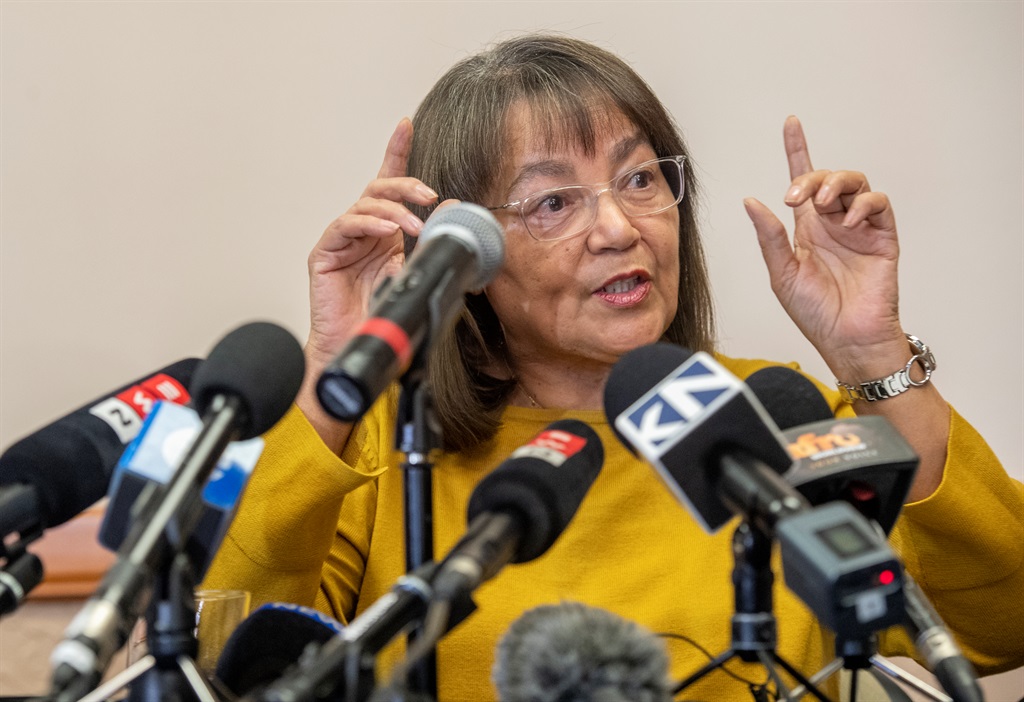 Public Works and Infrastructure Minister Patricia de Lille.