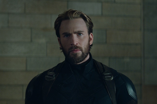 Chris Evans as Captain America in 'Avengers: Infinity War.'