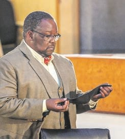 Nathi Nhleko told the Zondo Commission they were establishing facts, not investigating people.                Photo by Sharon ­     Seretlo/Gallo Images