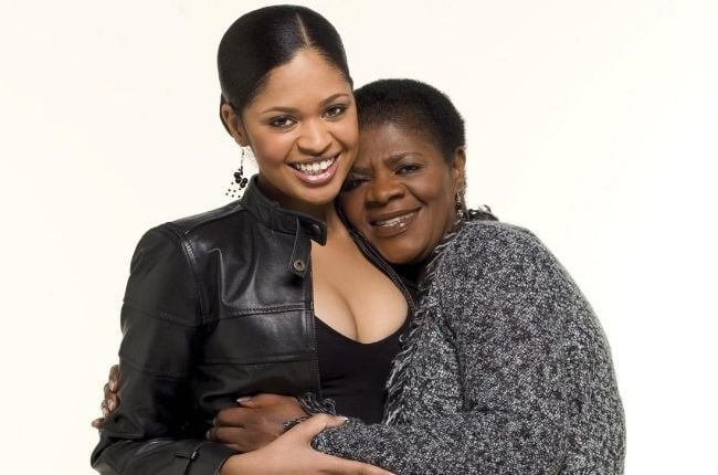 Lerato Zah Moloi with her mother, the late Candy Moloi. 