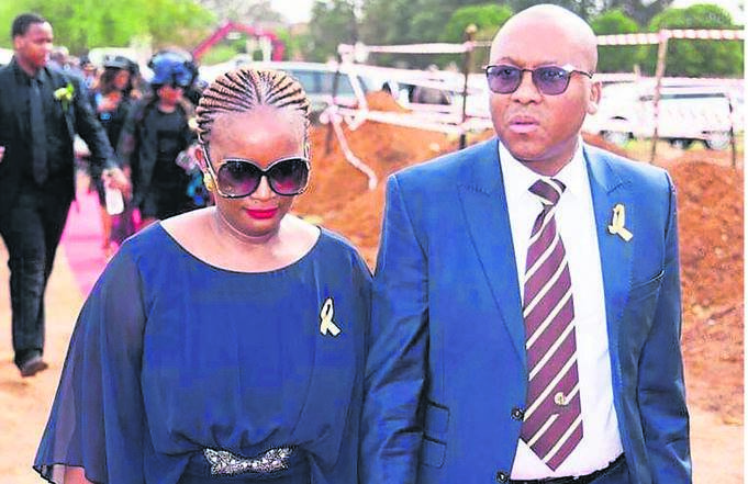 MMC Loyiso Masuku and her husband, Gauteng Health MEC Bandile Masuku.  Photo from Instagram 