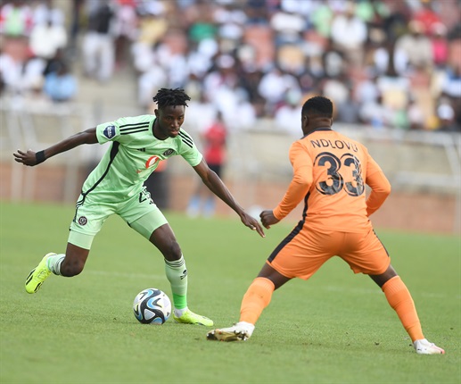 <p><strong>HALFTIME:</strong></p><p><strong>Polokwane City 0-0 Orlando Pirates</strong></p><p>It was a lively opening 45 minutes but neither side could find the breakthrough.</p>