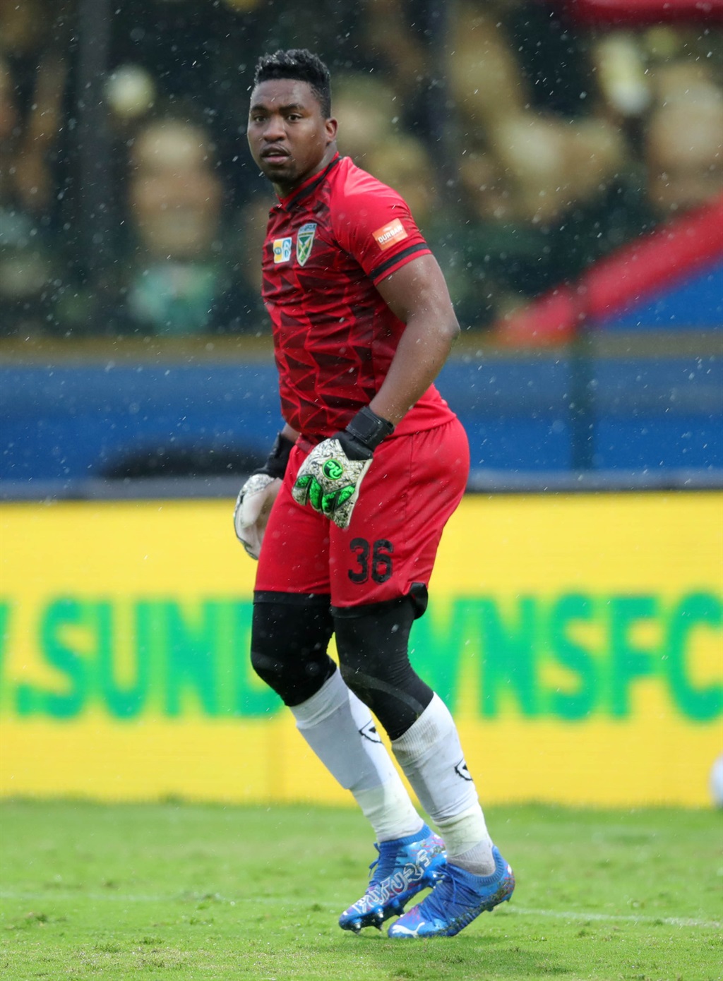 Golden Arrows goalkeeper, Sifiso Mlungwana, says the comments by Bafana Bafana coach didn’t go down well with him.  Photo by BackpagePix