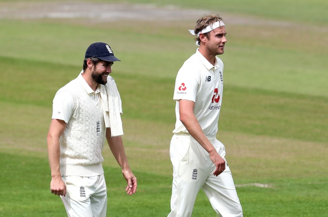 Chris Woakes, Stuart Broad (Photo by Martin Rickett/PA Images via Getty Images)