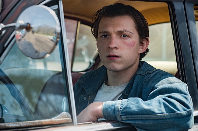Tom Holland in The Devil All the Time.