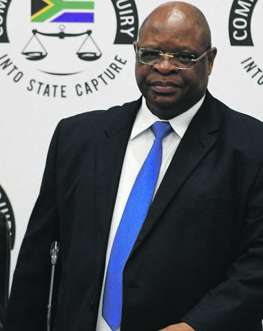 Chief Justice Raymond Zondo at the commission of inquiry.   Photo by Felix      Dlangamandla/       Netwerk24