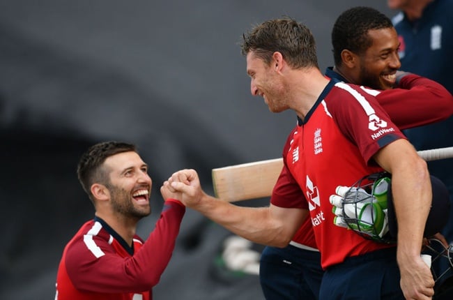 Jos Buttler and Mark Wood (Getty Images)