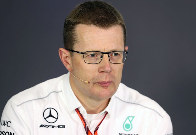Mercedes Engine Boss Andy Cowell attending a press