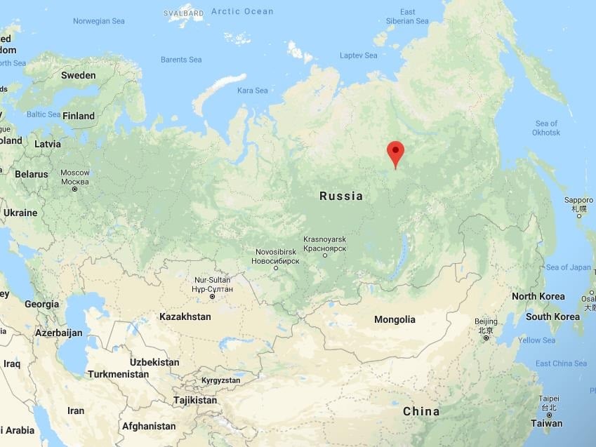 Siberia in World Map. Refineries in the Eastern Siberia. Mining Towns in Russia. Missions 1999 to Russia Siberia.
