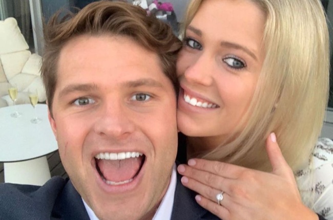 Lady Amelia Spencer and Cape Town hunk Greg Mallet are engaged.   (Photo: Instagram)
