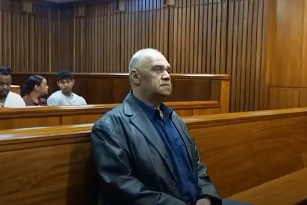 Colin "Junior" Kannemeyer in the Eastern Cape High Court in Gqeberha on Tuesday. (Candice Bezuidenhout/News24)