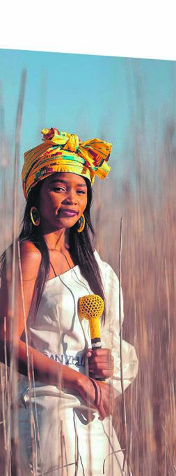 Sbahle Cele is excited about being the first Umuthi artist.