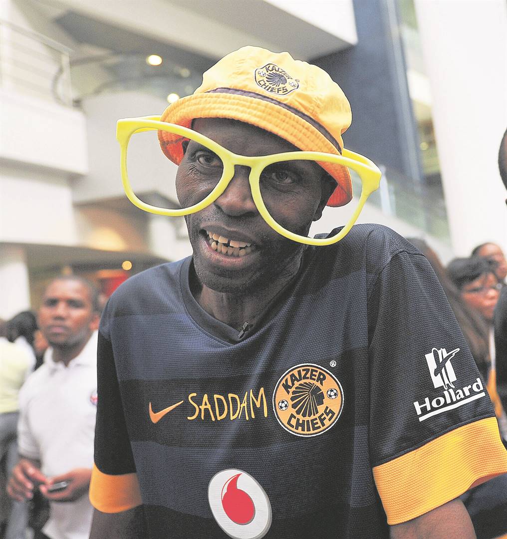 Kaizer Chiefs supporter Saddam Maake said he got vaccinated to be an example to other men, and to finally be able to attend soccer matches again. Photo by Gallo Images           /Daily Sun/Trevor Kunene