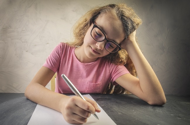 Girl taking a test. (Photo: Gallo Images/Getty Images) 
