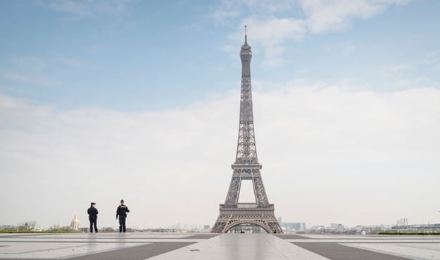 Only 2.6 million tourists visited Paris last year, down from 10 million in 2019. 