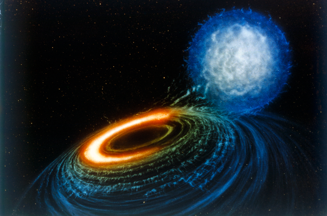 Two black holes collide (Photo: Getty Images/Gallo Images)