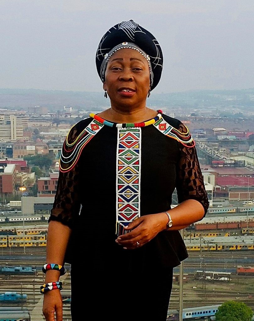 Legendary storyteller Dr Gcina Mhlophe, who will be conferred with an Honorary Doctor in Visual and Performing Arts degree.